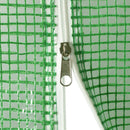 vidaXL zöld acélvázas melegház 96 m² 16 x 6 x 2,85 m