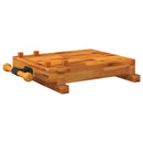 vidaXL tömör akácfa munkapadlap satuval 52x44x9,5 cm