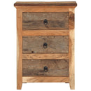 vidaXL tömör akácfa tálalószekrény 55x33x75 cm