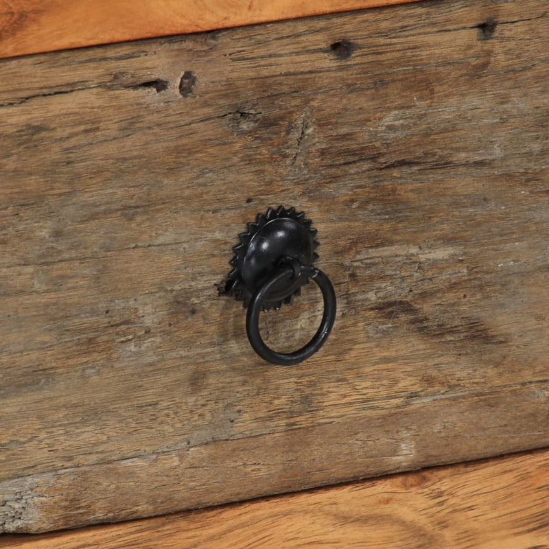 vidaXL tömör akácfa tálalószekrény 55x33x75 cm