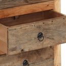 vidaXL tömör akácfa tálalószekrény 55x33x75 cm