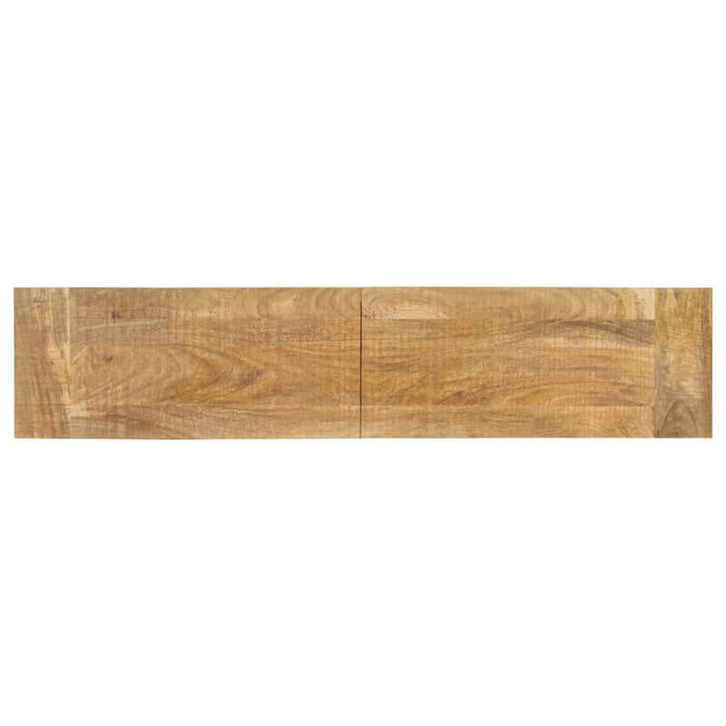 vidaXL tömör mangófa pad 160 x 35 x 45 cm