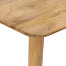 vidaXL tömör mangófa étkezőasztal 112 x 52 x 76 cm