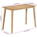 vidaXL tömör mangófa étkezőasztal 112 x 52 x 76 cm