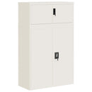 vidaXL fehér acél irattartó szekrény 90 x 40 x 145 cm