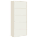 vidaXL fehér acél irattartó szekrény 90x40x240 cm