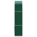 vidaXL zöld horganyzott acél rönktartó 120 x 45 x 210 cm