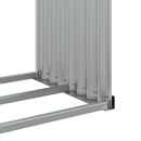 vidaXL zöld horganyzott acél rönktartó 120 x 45 x 210 cm