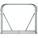 vidaXL zöld horganyzott acél rönktartó 120 x 45 x 100 cm