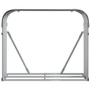 vidaXL barna horganyzott acél rönktartó 120x45x100 cm