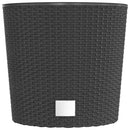 vidaXL antracit polipropilén rattan ültetvény kivehető belsővel