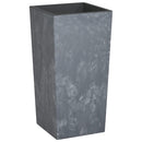 vidaXL szürke PP ültetvény kivehető belsővel 21/49 L beton megjelenés