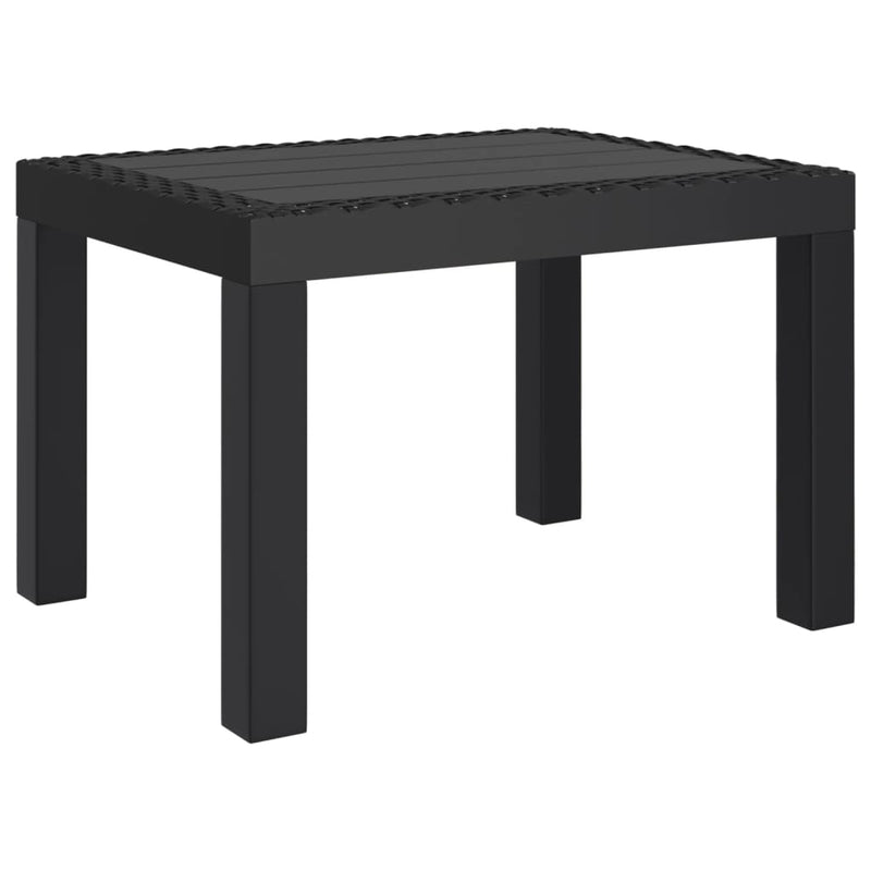 vidaXL antracitszürke PP kerti asztal 59 x 47 x 40 cm