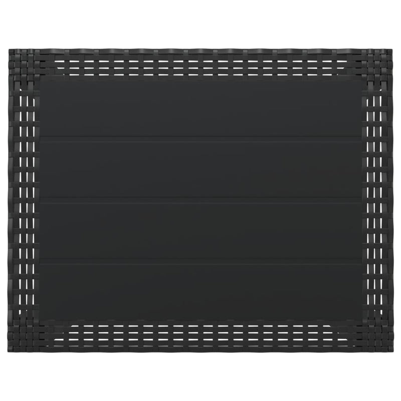 vidaXL antracitszürke PP kerti asztal 59 x 47 x 40 cm