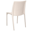 vidaXL 2 db krémszínű polipropilén kerti szék 50 x 46 x 80 cm