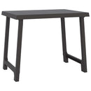 vidaXL antracitszürke fa hatású PP kempingasztal 79x56x64 cm
