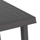 vidaXL antracitszürke fa hatású PP kempingasztal 79x56x64 cm