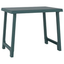 vidaXL zöld fa hatású PP kempingasztal 79x56x64 cm