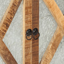 vidaXL tömör nyers mangófa tálalószekrény 80x30x71 cm