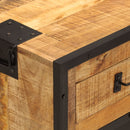 vidaXL tömör nyers mangófa tálalószekrény 80x30x65 cm