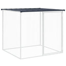 vidaXL antracitszürke horganyzott acél tyúkketrec tetővel 103x98x90 cm