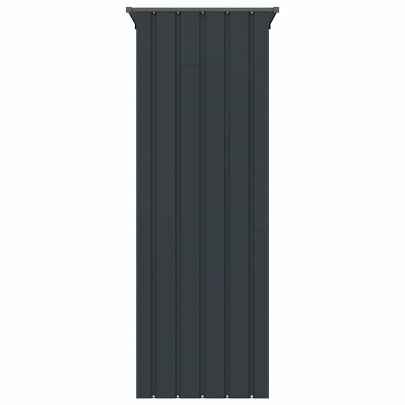 vidaXL antracitszürke horganyzott acél madárketrec 115 x 78 x 200 cm