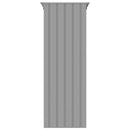 vidaXL szürke horganyzott acél madárketrec 115x78x200 cm