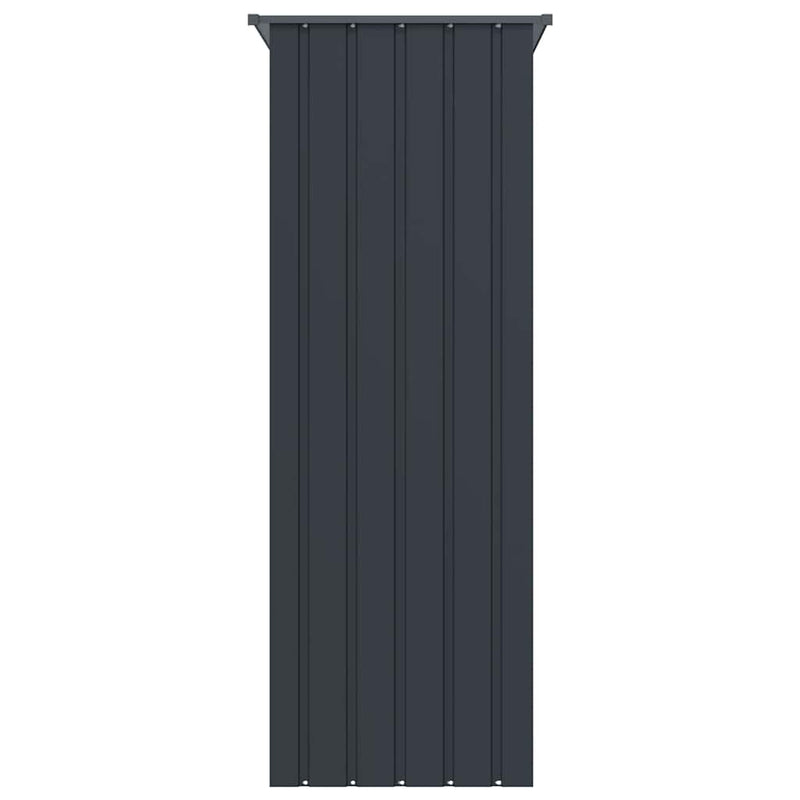 vidaXL antracitszürke horganyzott acél madárketrec 215x78x200 cm