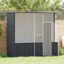 vidaXL antracitszürke horganyzott acél madárketrec 215x78x200 cm