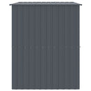 vidaXL antracit horganyzott acél kutyakennel tetővel 214x153x181 cm