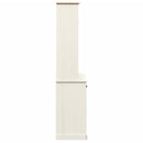 vidaXL VIGO fehér tömör fenyőfa magasszekrény 78x40x175 cm