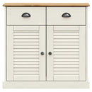 vidaXL VIGO fehér tömör fenyőfa magasszekrény 78x40x175 cm