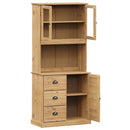 vidaXL VIGO tömör fenyőfa magasszekrény 78x40x175 cm