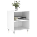 vidaXL 2 db magasfényű fehér szerelt fa éjjeliszekrény 40x30x50 cm