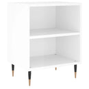vidaXL 2 db magasfényű fehér szerelt fa éjjeliszekrény 40x30x50 cm