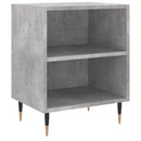 vidaXL 2 db betonszürke szerelt fa éjjeliszekrény 40x30x50 cm