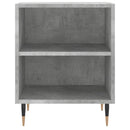vidaXL 2 db betonszürke szerelt fa éjjeliszekrény 40x30x50 cm
