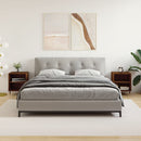 vidaXL 2 db barna tölgyszínű szerelt fa éjjeliszekrény 40x30x50 cm