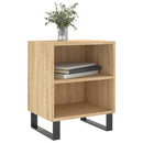 vidaXL 2 db sonoma tölgy színű szerelt fa éjjeliszekrény 40x30x50 cm