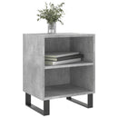 vidaXL 2 db betonszürke szerelt fa éjjeliszekrény 40x30x50 cm