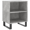vidaXL 2 db betonszürke szerelt fa éjjeliszekrény 40x30x50 cm