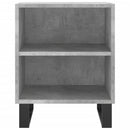 vidaXL 2 db betonszürke szerelt fa éjjeliszekrény 40x30x50 cm
