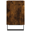 vidaXL 2 db füstös tölgy színű szerelt fa éjjeliszekrény 40x30x50 cm