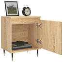 vidaXL 2 db sonoma tölgy színű szerelt fa éjjeliszekrény 40x30x50 cm