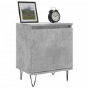 vidaXL 2 db betonszürke szerelt fa éjjeliszekrény 40x30x50 cm