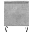 vidaXL 2 db betonszürke szerelt fa éjjeliszekrény 40x30x50 cm