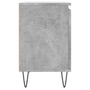 vidaXL 2 db betonszürke szerelt fa éjjeliszekrény 40x30x50 cm