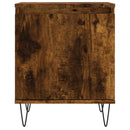 vidaXL 2 db füstös tölgy színű szerelt fa éjjeliszekrény 40x30x50 cm