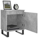 vidaXL 2 db betonszürke szerelt fa éjjeliszekrény 40x30x50 cm