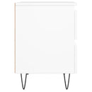 vidaXL fehér szerelt fa éjjeliszekrény 40 x 35 x 50 cm